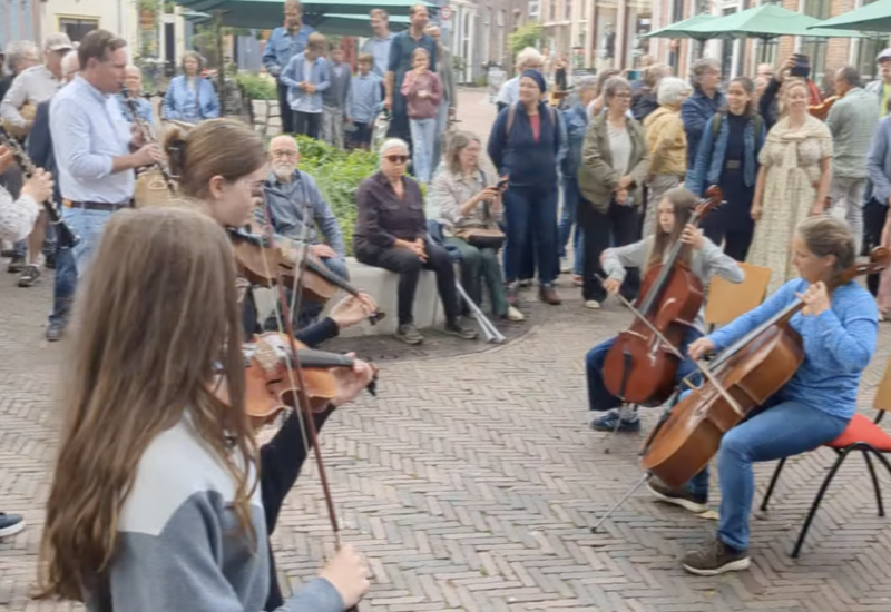 Flashmob Beethovenfestival met o.a. WMK